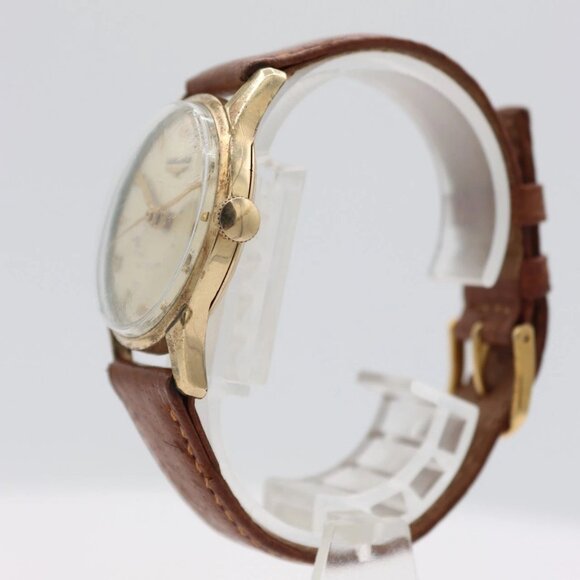 Vintage Longines 17 Jewel Men\'s Mechanical Wristwatch 23ZS Swiss 10k GF main image 5